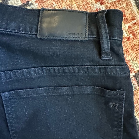 Madewell Slim Wide Leg Crop High Rise Jeans in Lunar Wash Black Size 29 - Picture 7 of 7